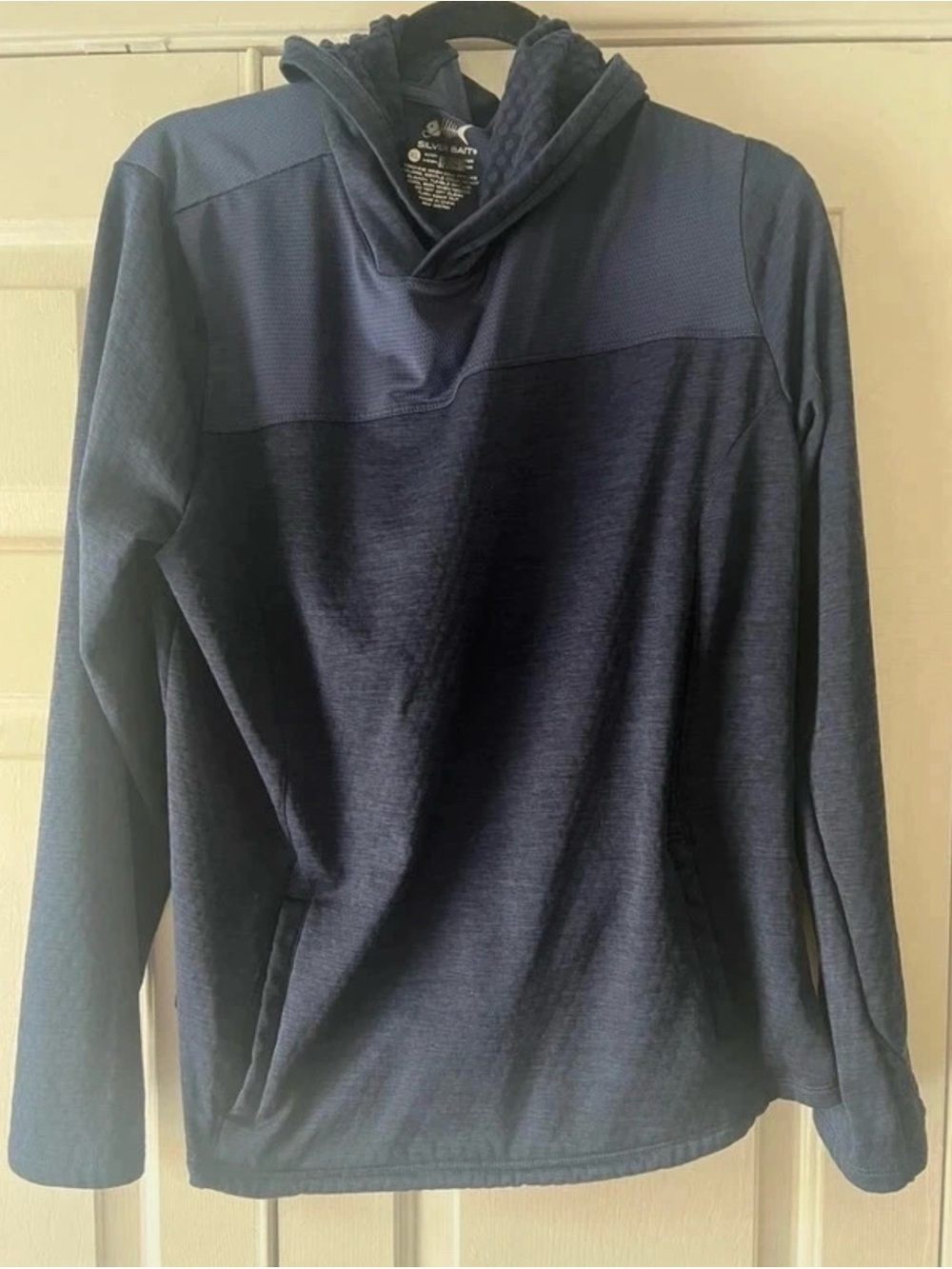 Silver Bait Performance Fishing Hoodie XL Blue